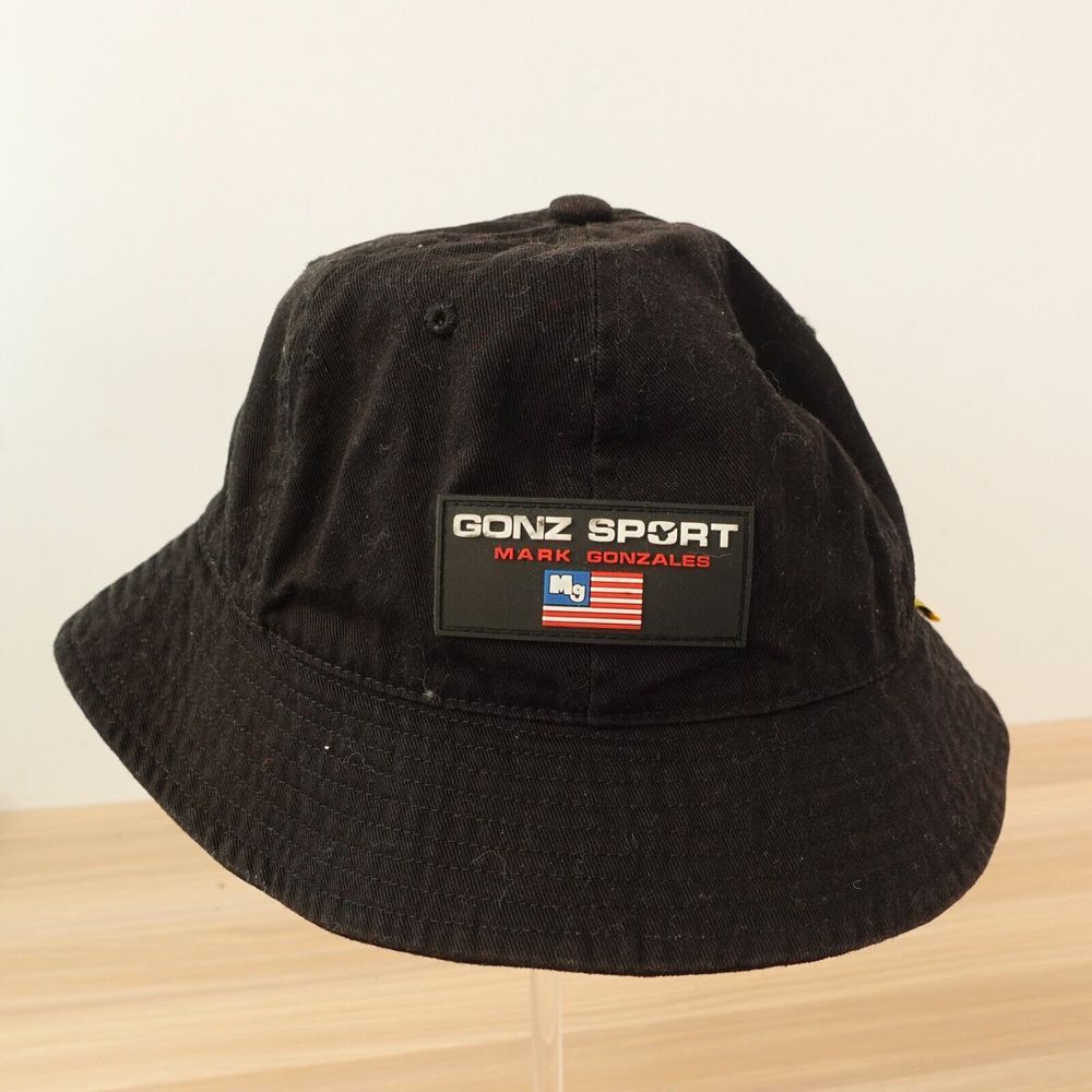MARK GONZALES Gonz SportHat Mens Skater Bucket Logo‎ USA Flag Skateboard